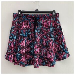 #199 Y2K Vans Juniors Off The Wall Dom Magenta Haze Skater Mini Circle Skirt NWT